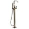 Alfi Brand Brushed Nckl Sgl Lvr Flr Mnt Tub Filler Mixer w Hand Held Shower Head AB2180-BN - alternate 7